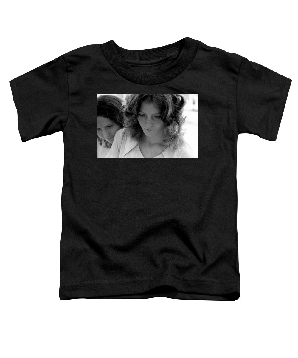 Phoenix Toddler T-Shirt featuring the photograph Yearbook Signing, 1972, Part 2 by Jeremy Butler