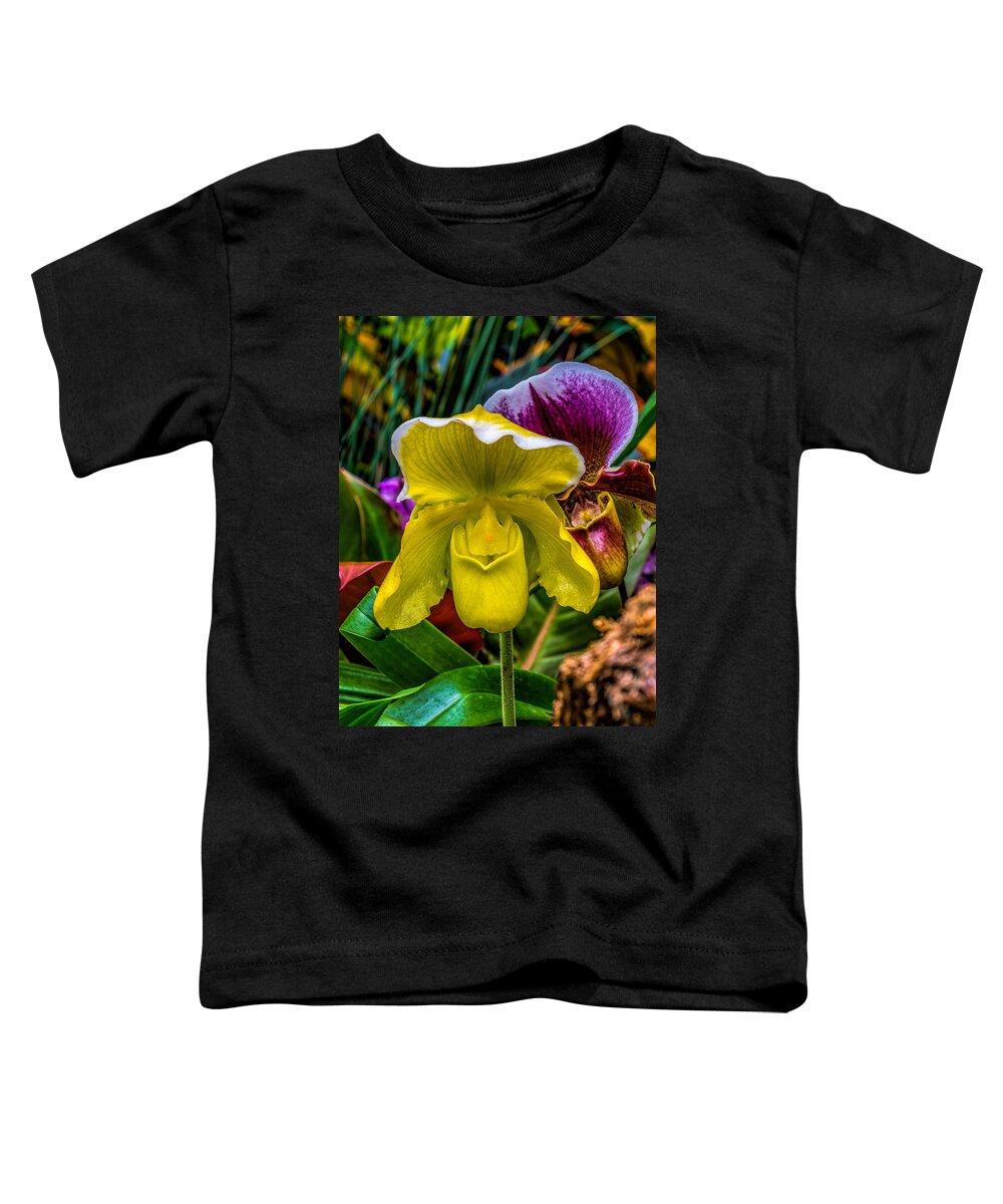 Beautiful Toddler T-Shirt featuring the photograph Yellow Ladyslipper by Nick Zelinsky Jr