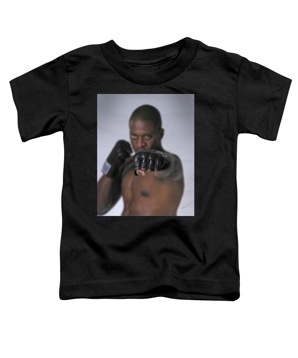 Fighter Toddler T-Shirt featuring the photograph Yes We Can by DArcy Evans