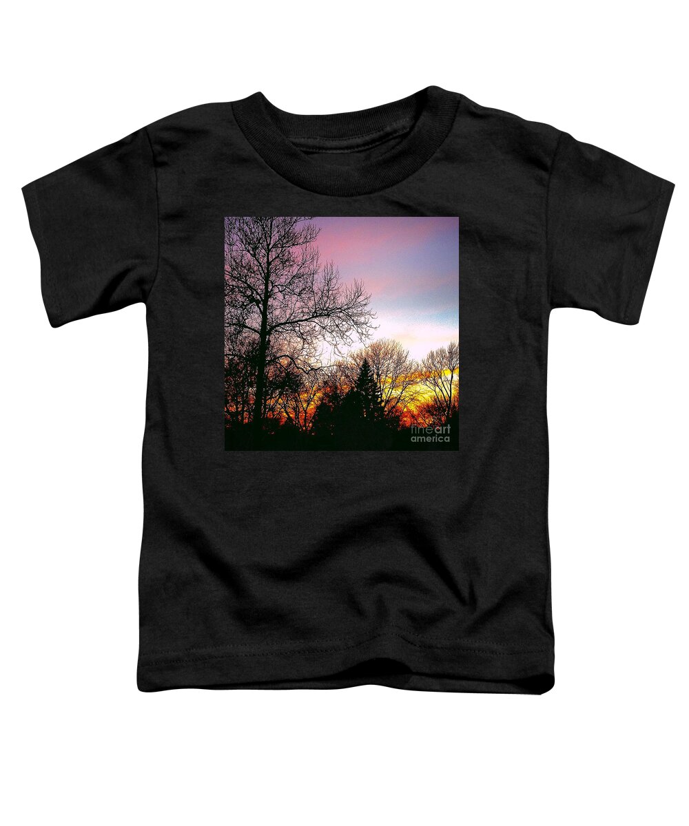 Frank J Casella Toddler T-Shirt featuring the photograph Yesterday's Sky by Frank J Casella