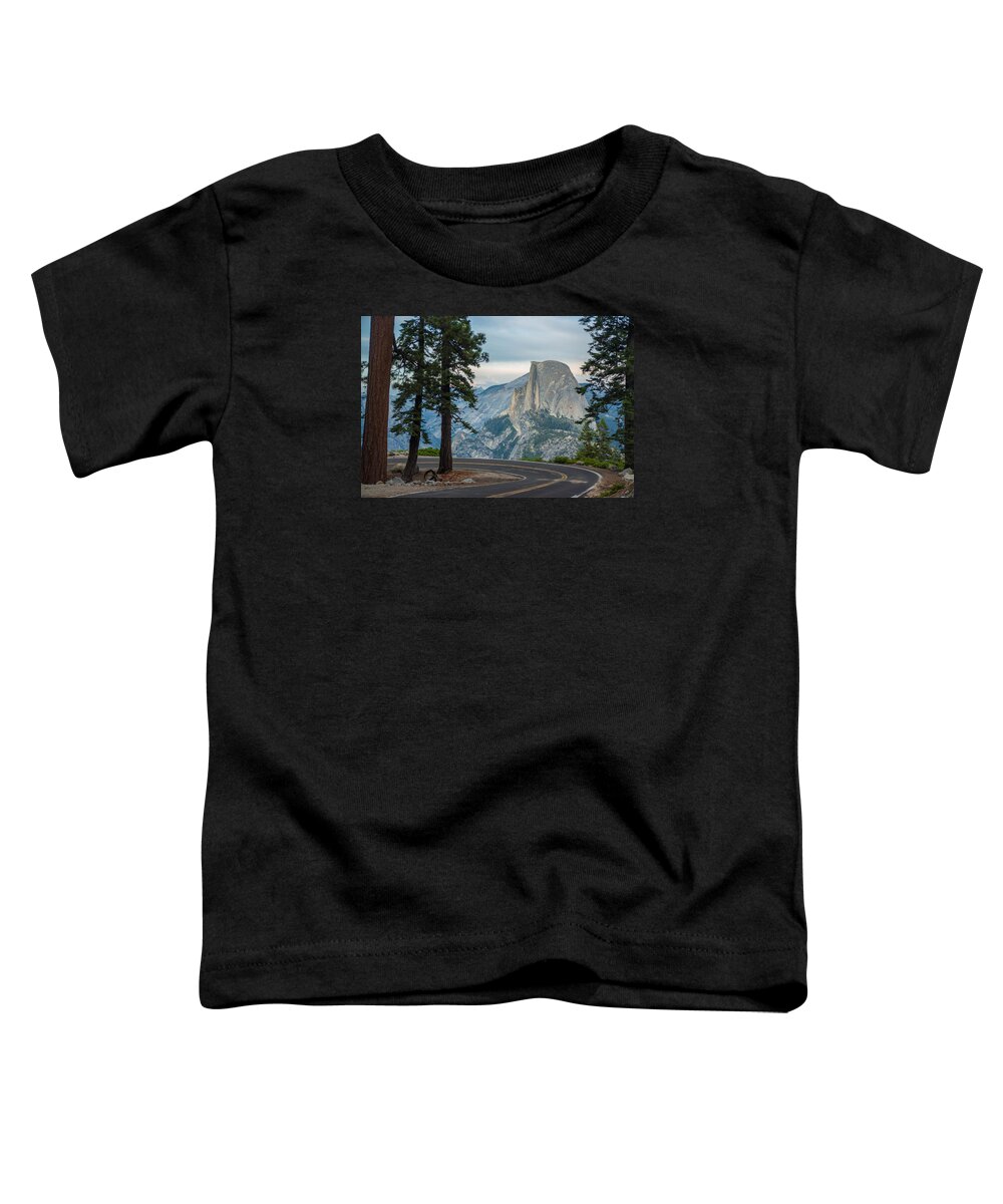 Summer Toddler T-Shirt featuring the photograph Yosemite Glacier Point by Jonas Wehbrink