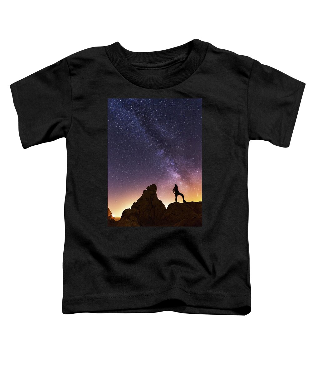 Milkyway Toddler T-Shirt featuring the photograph You Cant Take The Sky From Me by Tassanee Angiolillo