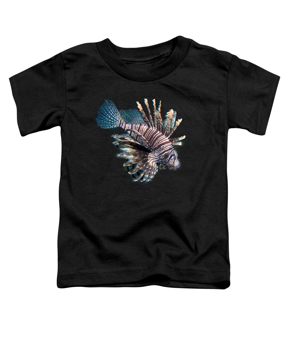 Lionfish Toddler T-Shirt featuring the photograph Zebrafish by Russ Harris
