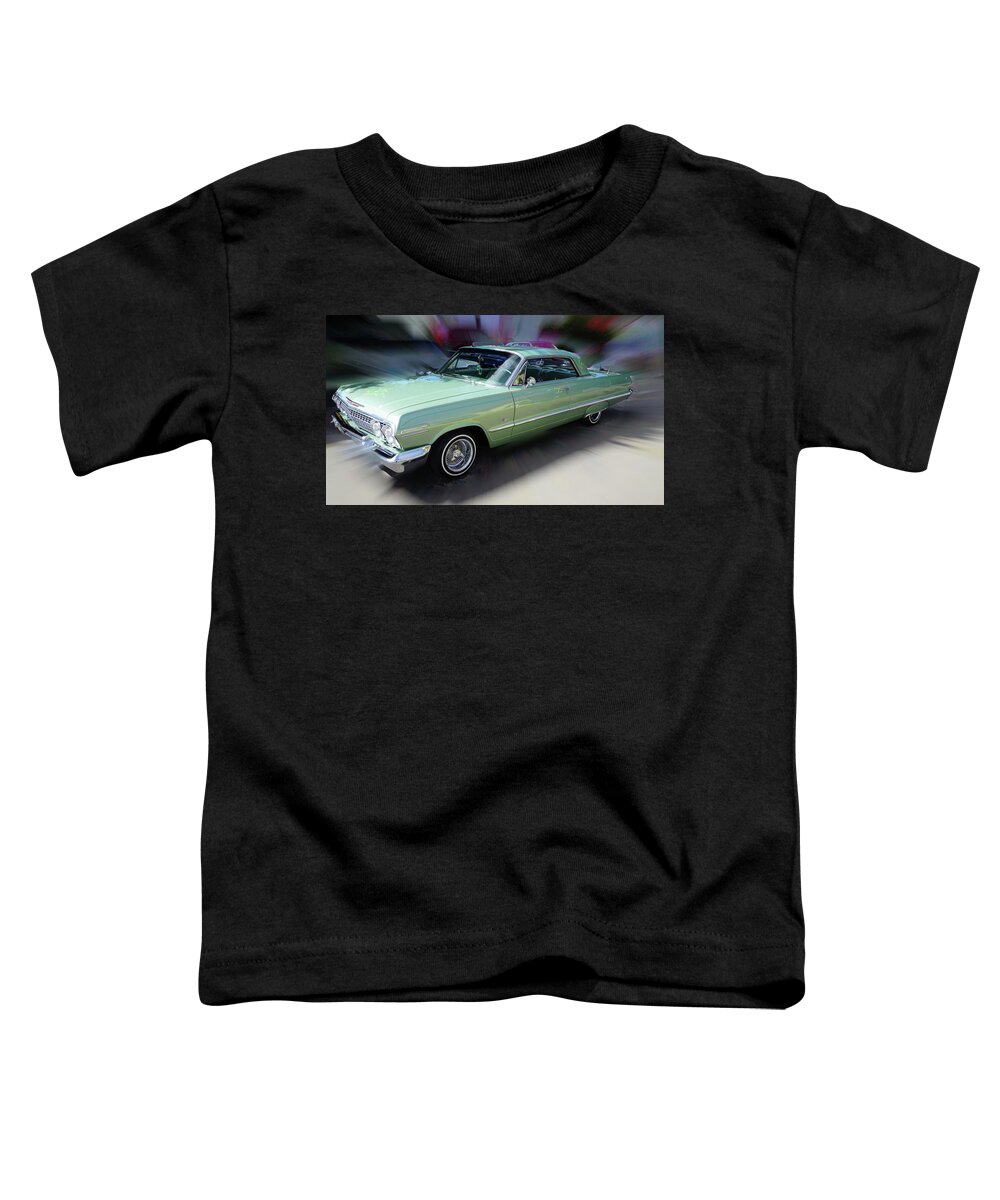 Low Rider Toddler T-Shirt featuring the photograph Chevy Low Rider by Cathy Anderson