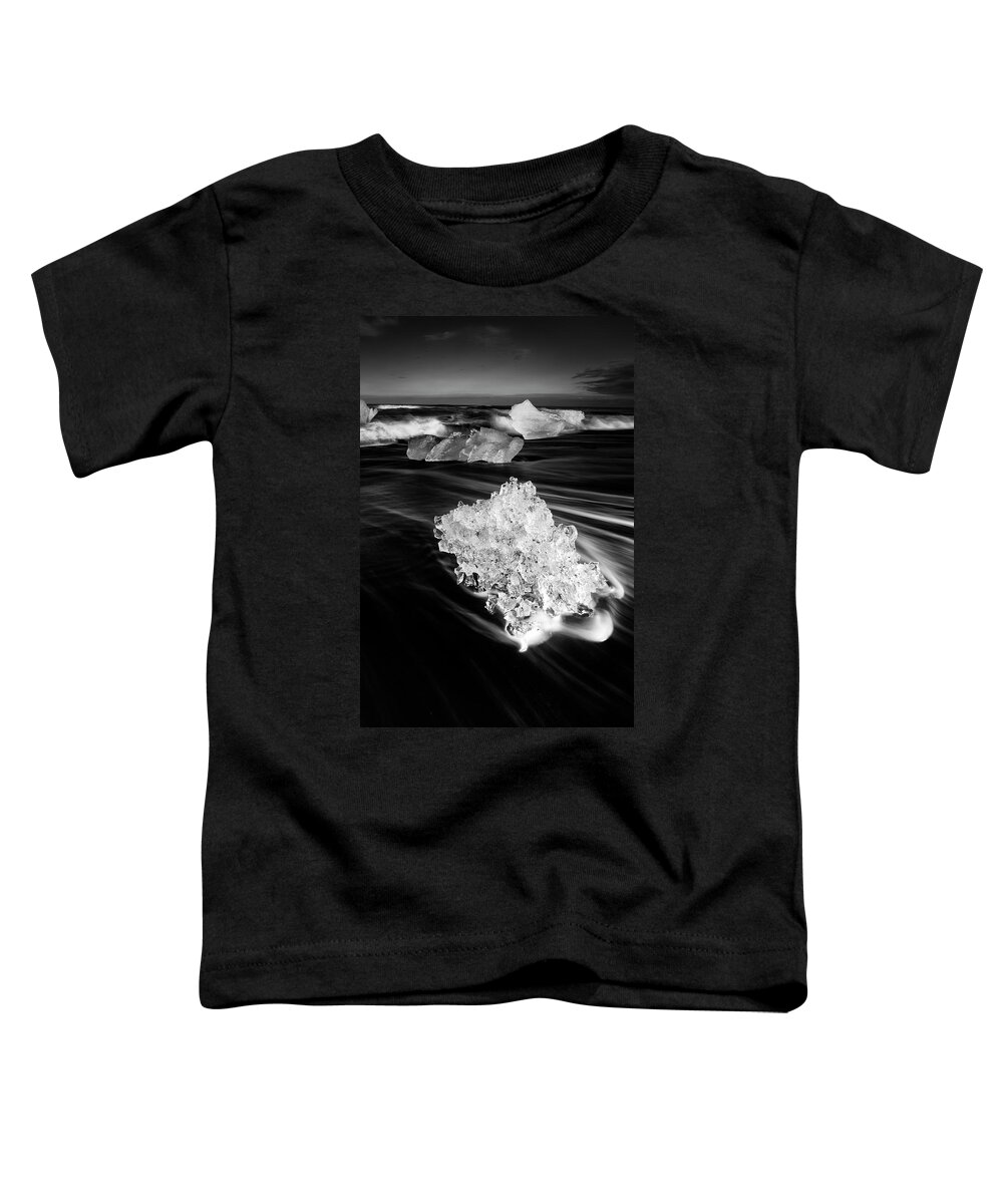 Estock Toddler T-Shirt featuring the digital art Iceland, Jokulsarlon Lake #1 by Maurizio Rellini