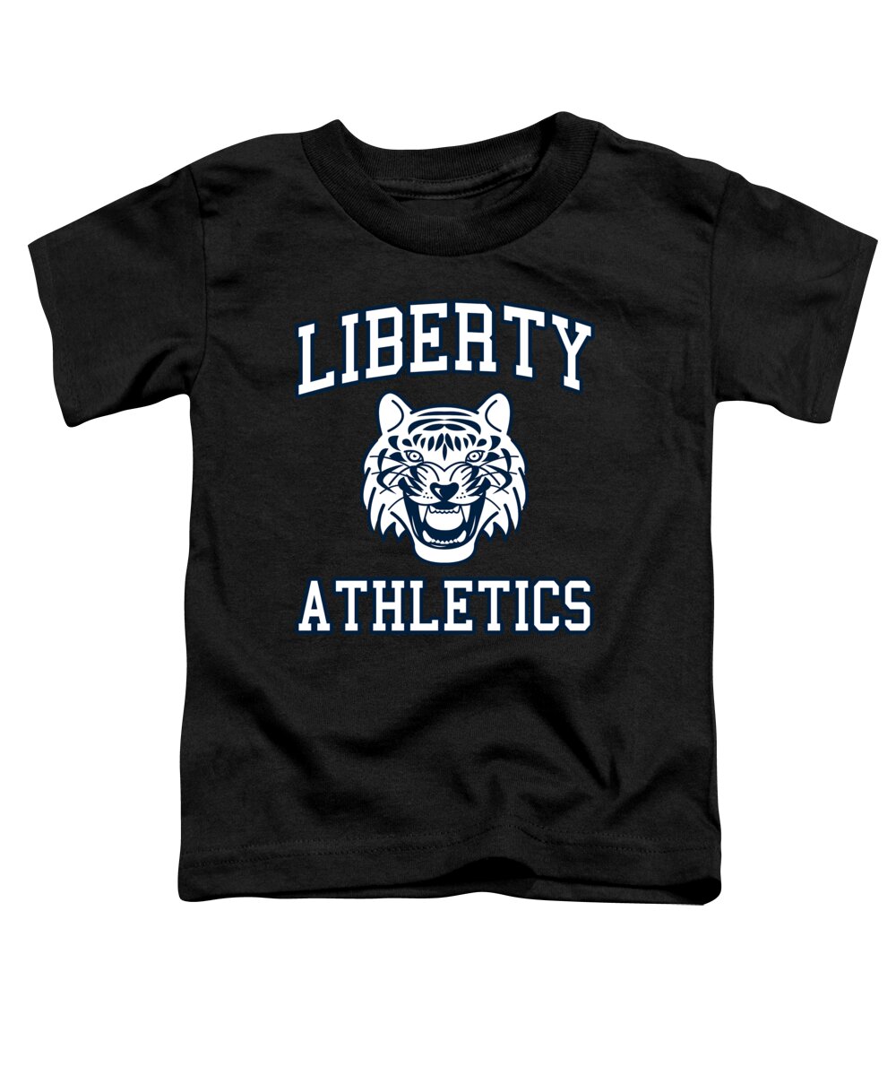 Cool Toddler T-Shirt featuring the digital art Liberty High Athletics #1 by Flippin Sweet Gear