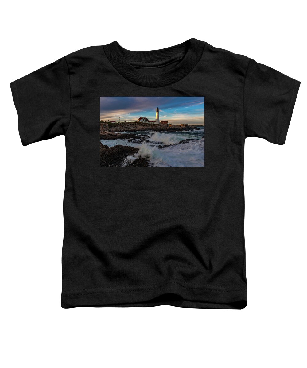 Portland Toddler T-Shirt featuring the photograph Portland Headlight #1 by Rick Hartigan