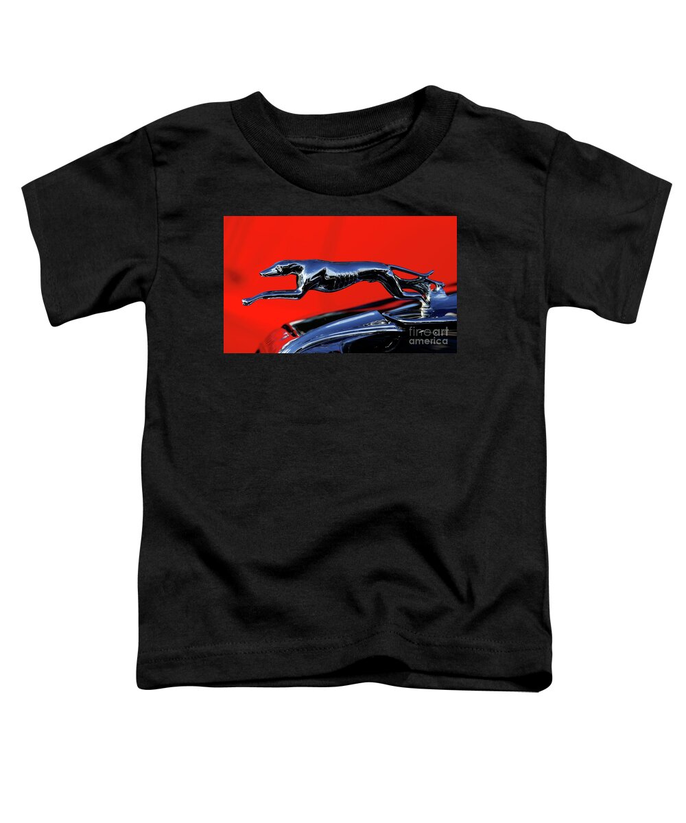 1934 Ford Hood Ornament Toddler T-Shirt featuring the photograph 1934 Ford by Terri Brewster
