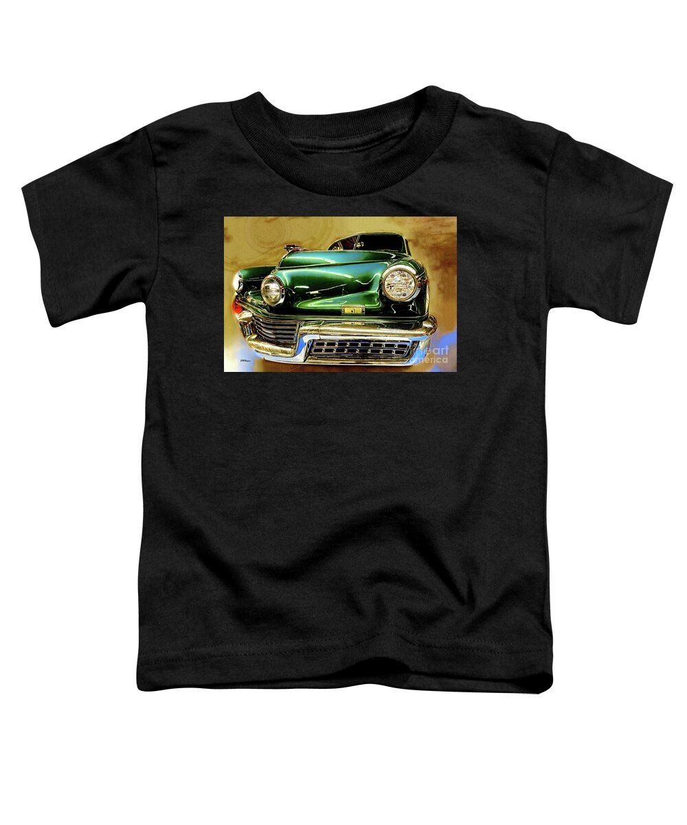 Cars Toddler T-Shirt featuring the mixed media 1948 Tucker Artistry by DB Hayes