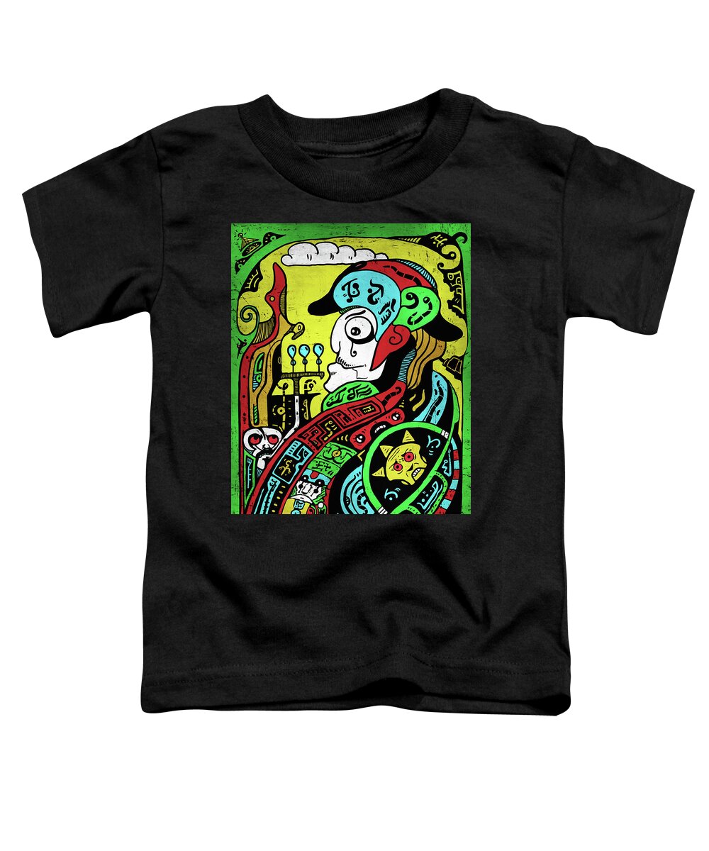 Emperor Toddler T-Shirt featuring the digital art Emperor #2 by Sotuland Art