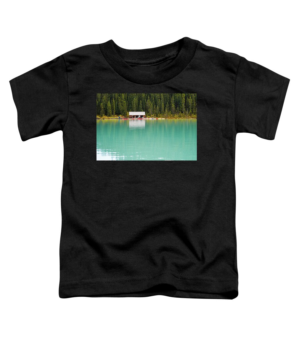 Alberta Toddler T-Shirt featuring the photograph Lake Louise #2 by Nick Mares