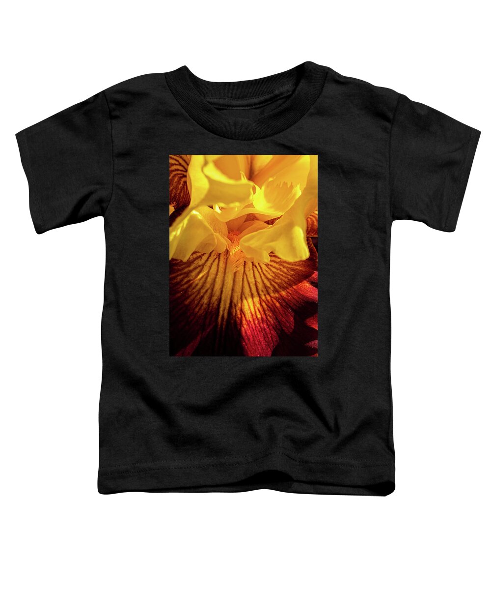 Jay Stockhaus Toddler T-Shirt featuring the photograph Iris #3 by Jay Stockhaus