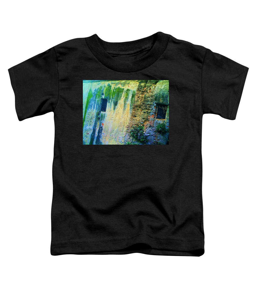 Fortress Toddler T-Shirt featuring the photograph Abyss of Echoes from the Past by Spacio Pierdutin