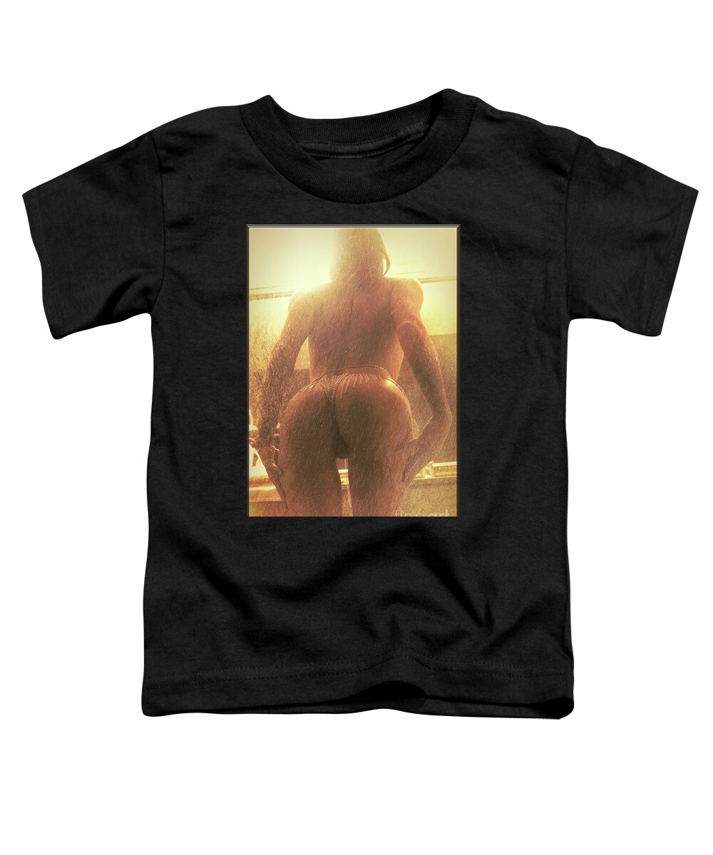 Dark Toddler T-Shirt featuring the digital art Admiration by Recreating Creation