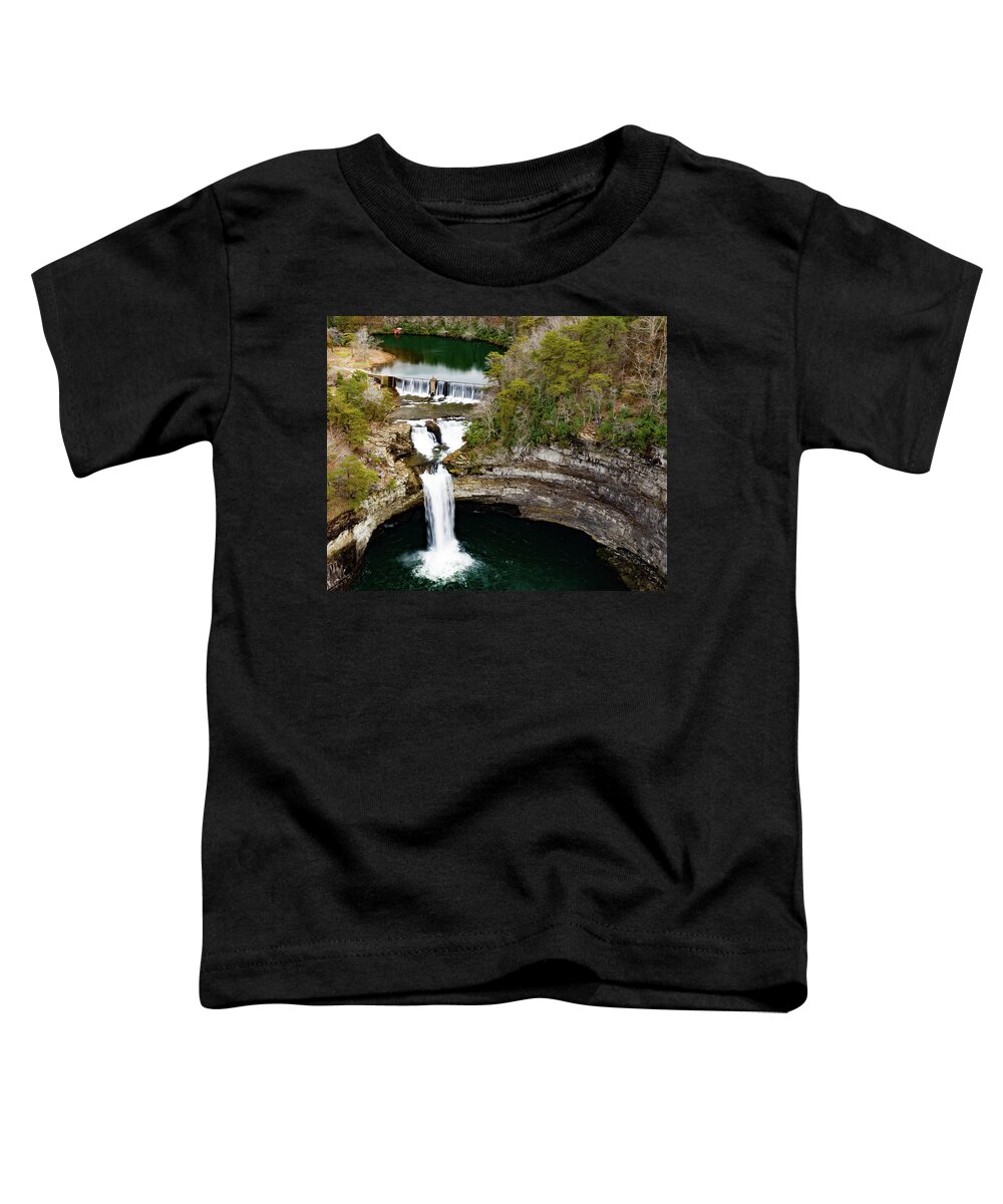 Steve Bunch Toddler T-Shirt featuring the photograph Afternoon over De Soto Falls by Steve Bunch