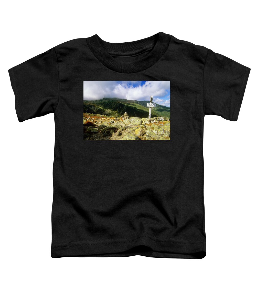 Alpine Zone Toddler T-Shirt featuring the photograph Boott Spur Trail - Mount Washington, White Mountains by Erin Paul Donovan