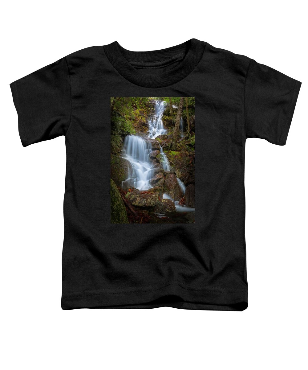 Waterfall Toddler T-Shirt featuring the photograph Brace Mountain Falls NY by Bill Wakeley