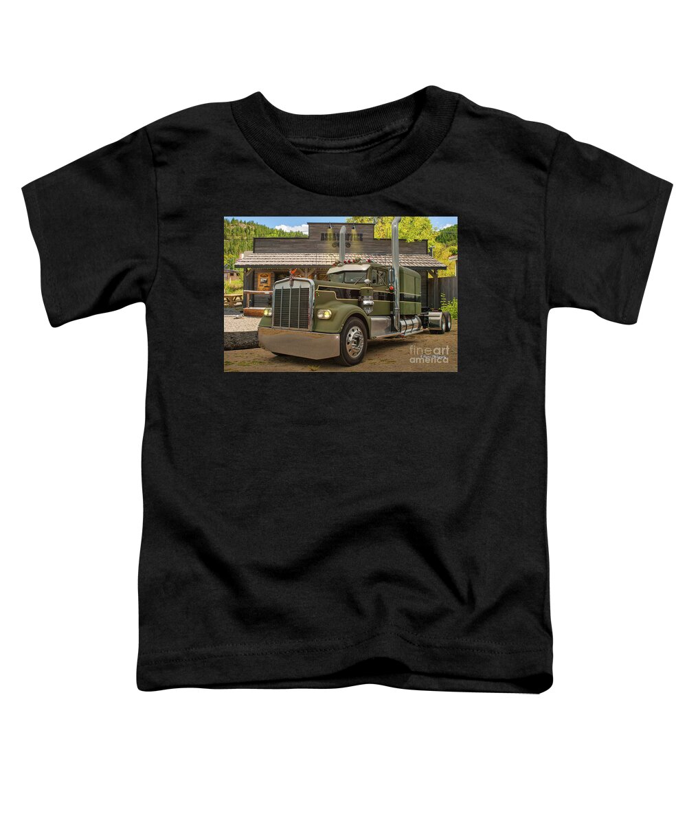 Big Rigs Toddler T-Shirt featuring the photograph Catr9290-19 by Randy Harris