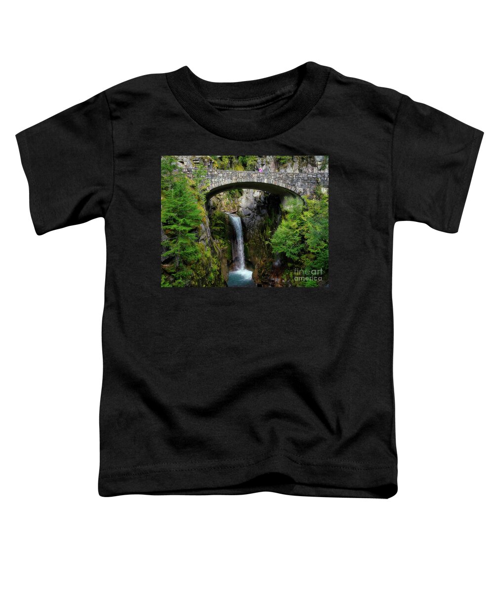 Christine Falls Toddler T-Shirt featuring the photograph Christine Falls by Izet Kapetanovic
