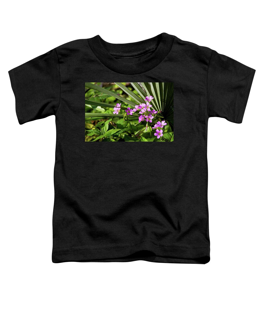 Florida Toddler T-Shirt featuring the photograph Clover in Palmetto a Florida Scene by T Lynn Dodsworth