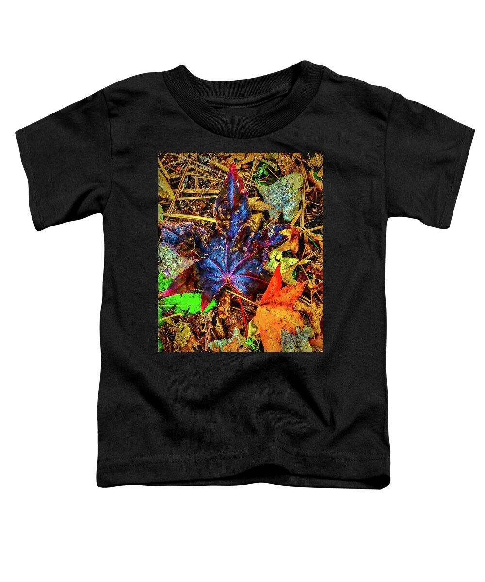 Leaves Toddler T-Shirt featuring the photograph Color of Autumn by Shawn M Greener