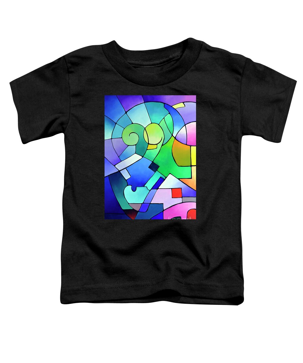 Daydream Toddler T-Shirt featuring the painting Daydream Canvas One by Sally Trace