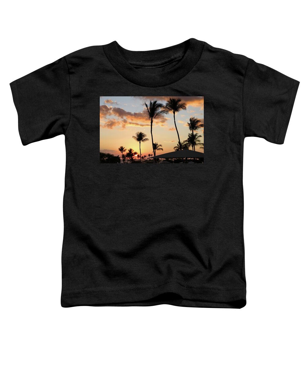 Sunset Toddler T-Shirt featuring the photograph Golden Hour by Reefyarea