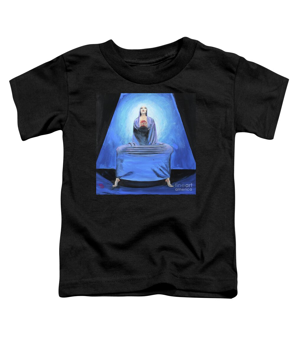 Dance Toddler T-Shirt featuring the painting Inner Dance by Lyric Lucas