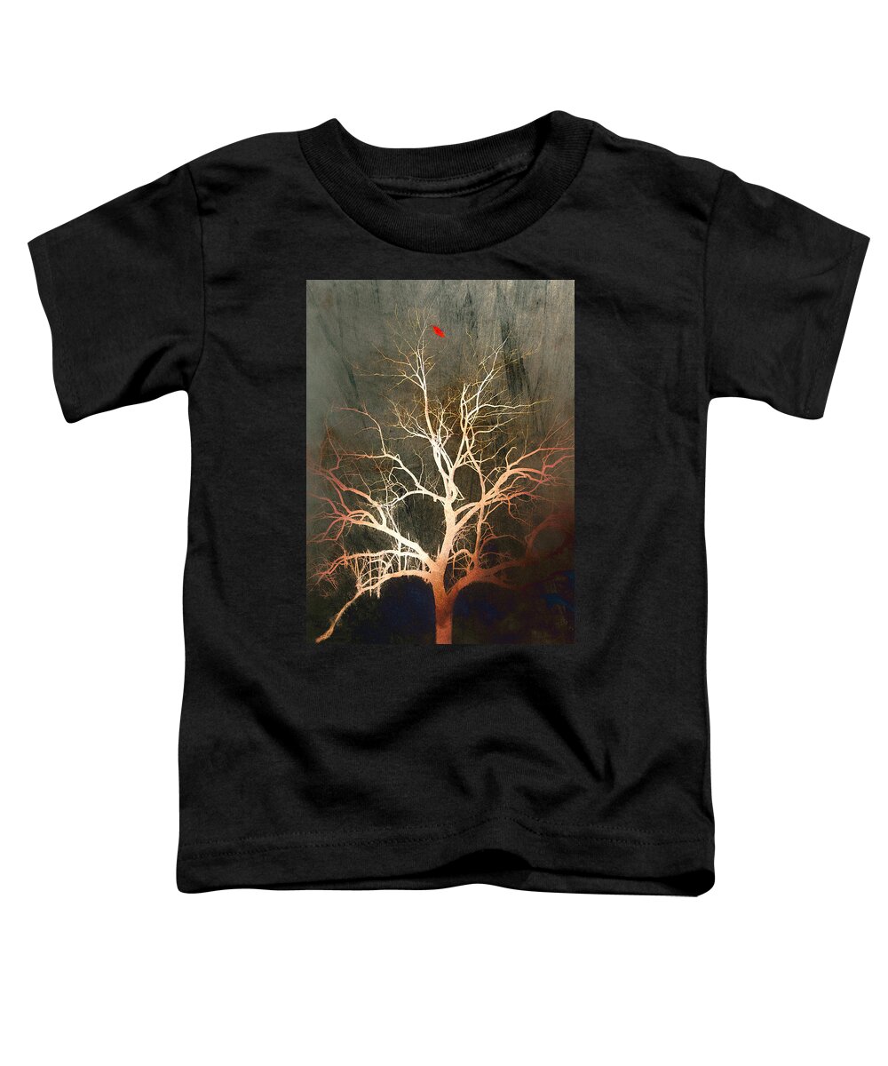 Trees Toddler T-Shirt featuring the photograph Letting Go Is Hard by Rene Crystal
