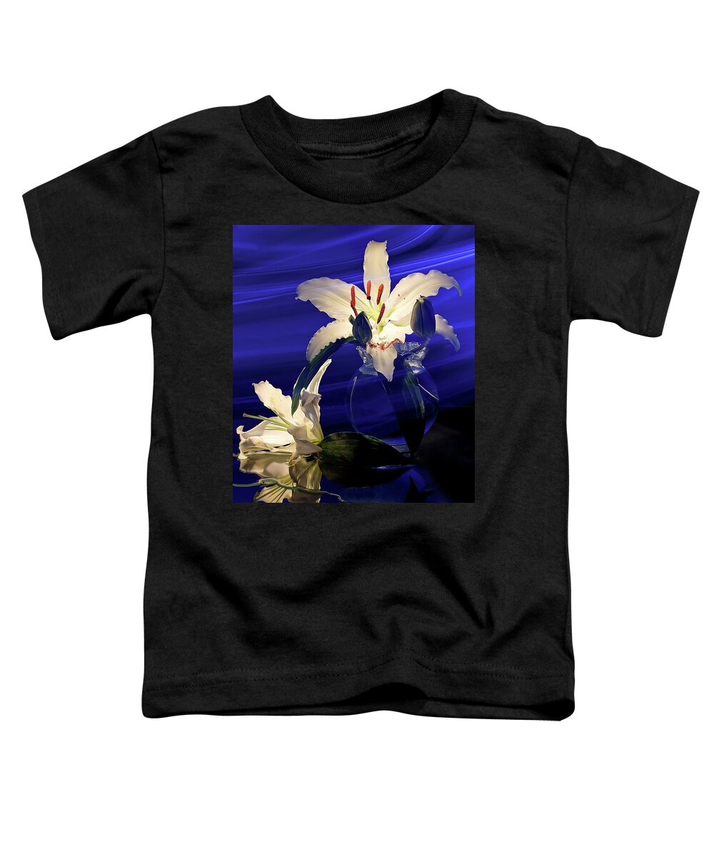 Lily Toddler T-Shirt featuring the photograph Lily by Anna Rumiantseva