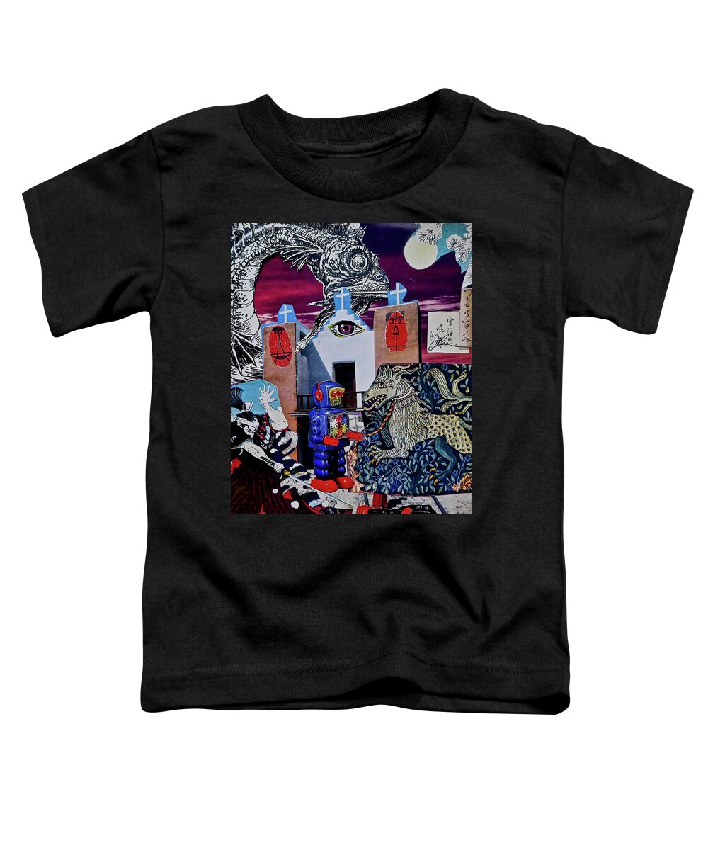 Imagination Toddler T-Shirt featuring the painting Mind's Eye by Joan Reese