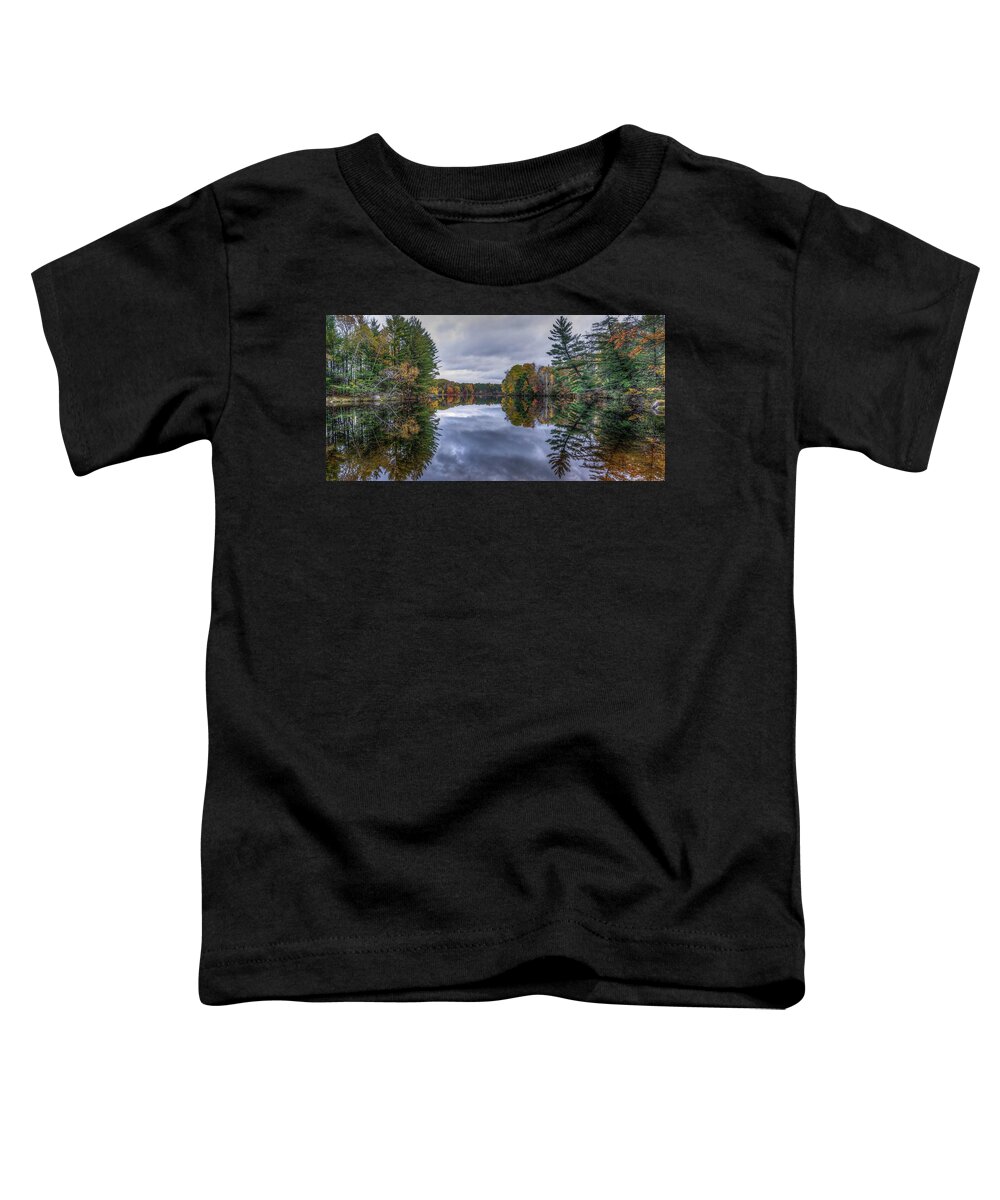 Reflection Toddler T-Shirt featuring the photograph Morning Reflections by Brad Bellisle