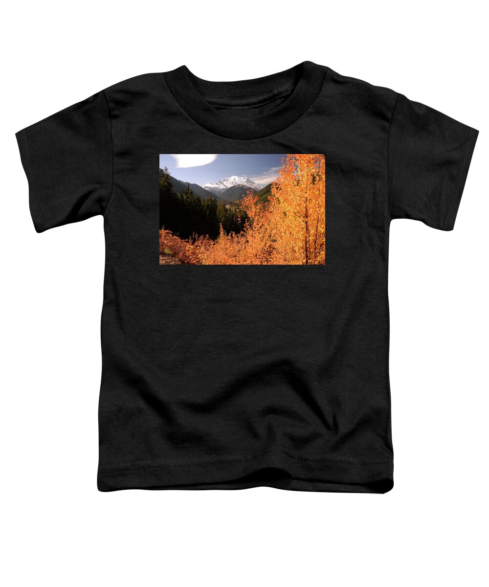 Mt Rainier Toddler T-Shirt featuring the photograph Mt Rainier, Mt Rainier National Park, Washington by Marsha Williamson Mohr