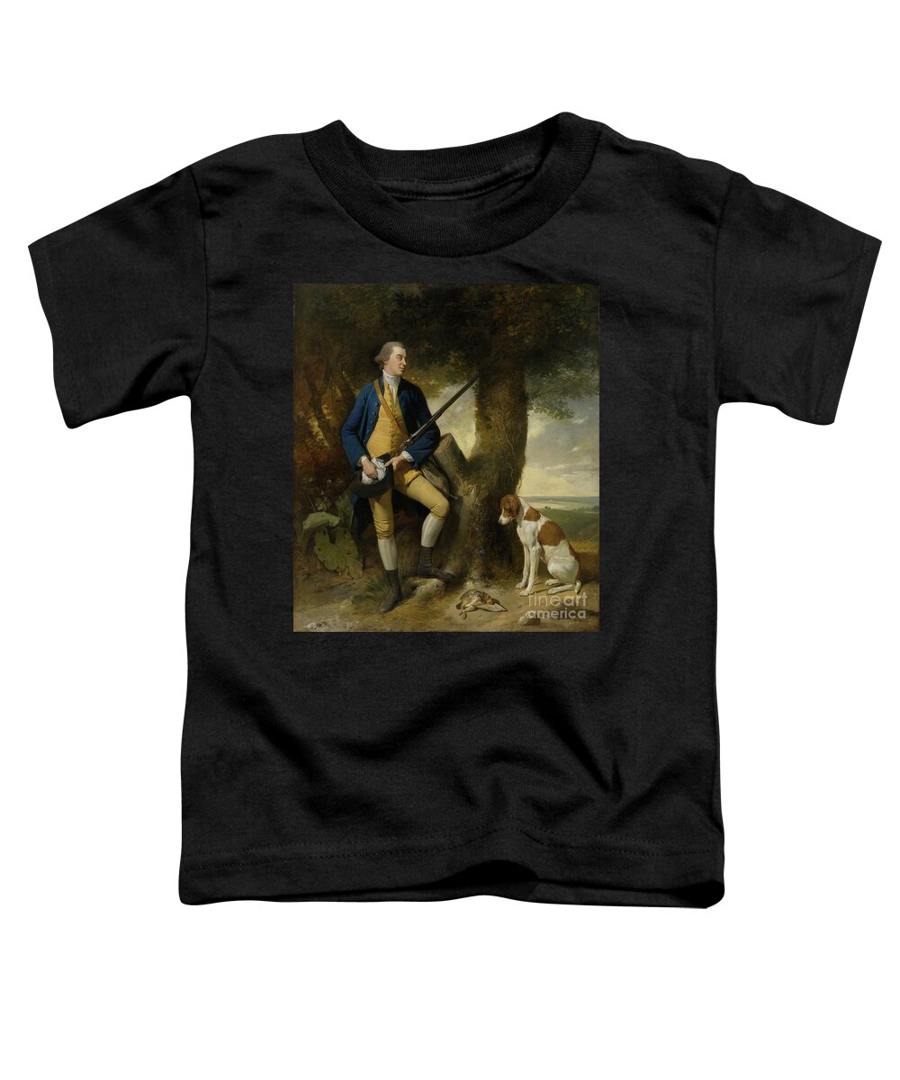 Dog Toddler T-Shirt featuring the painting Oldfield Bowles by Nathaniel Dance