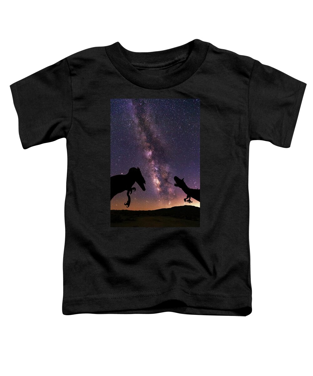 T Rex Toddler T-Shirt featuring the photograph Pre Historic by Tassanee Angiolillo