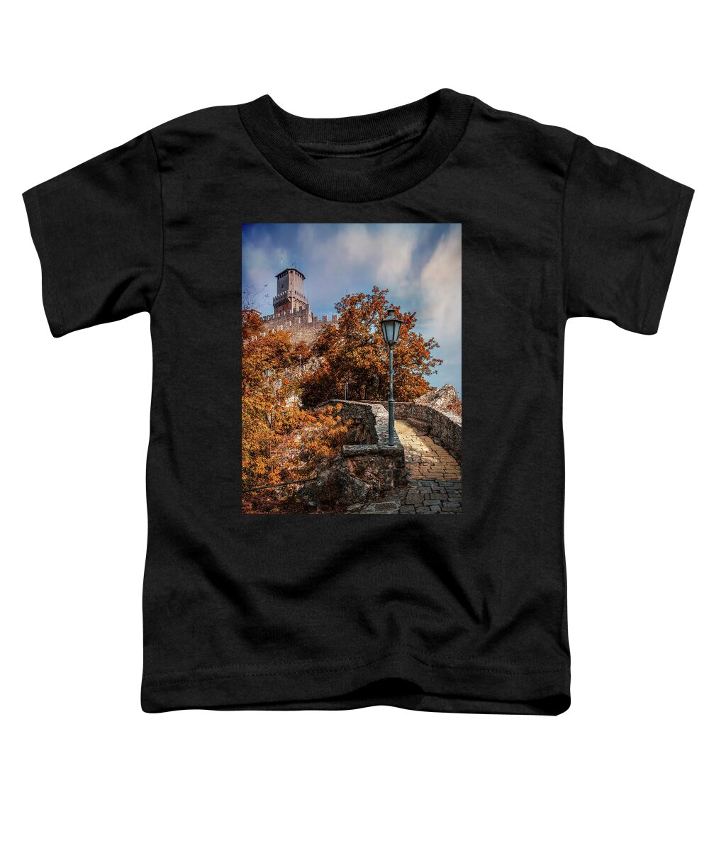 San Marino Toddler T-Shirt featuring the photograph Pretty sunny afternoon in San Marino by Jaroslaw Blaminsky