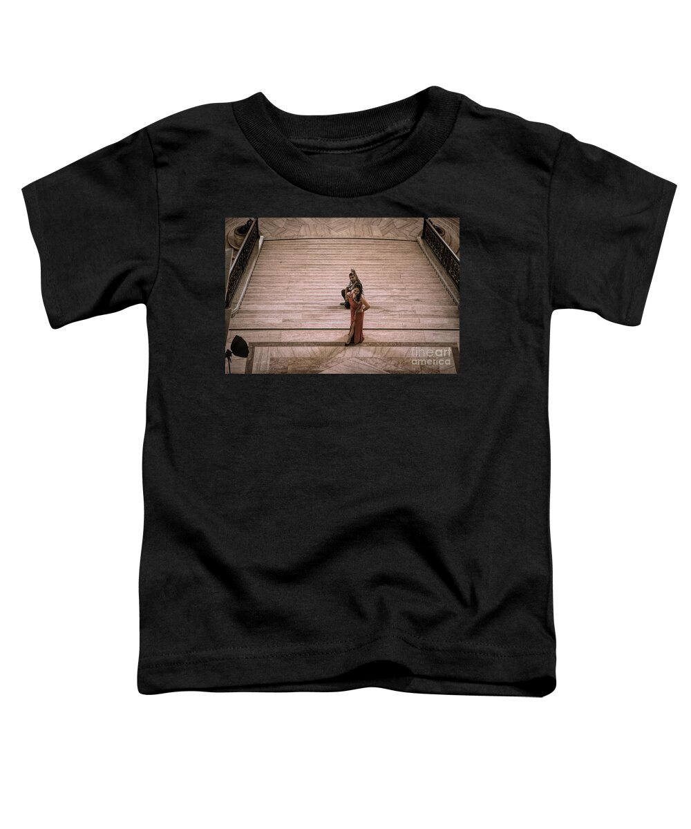  Toddler T-Shirt featuring the photograph Pro Assignment Model SF City Hall by Chuck Kuhn