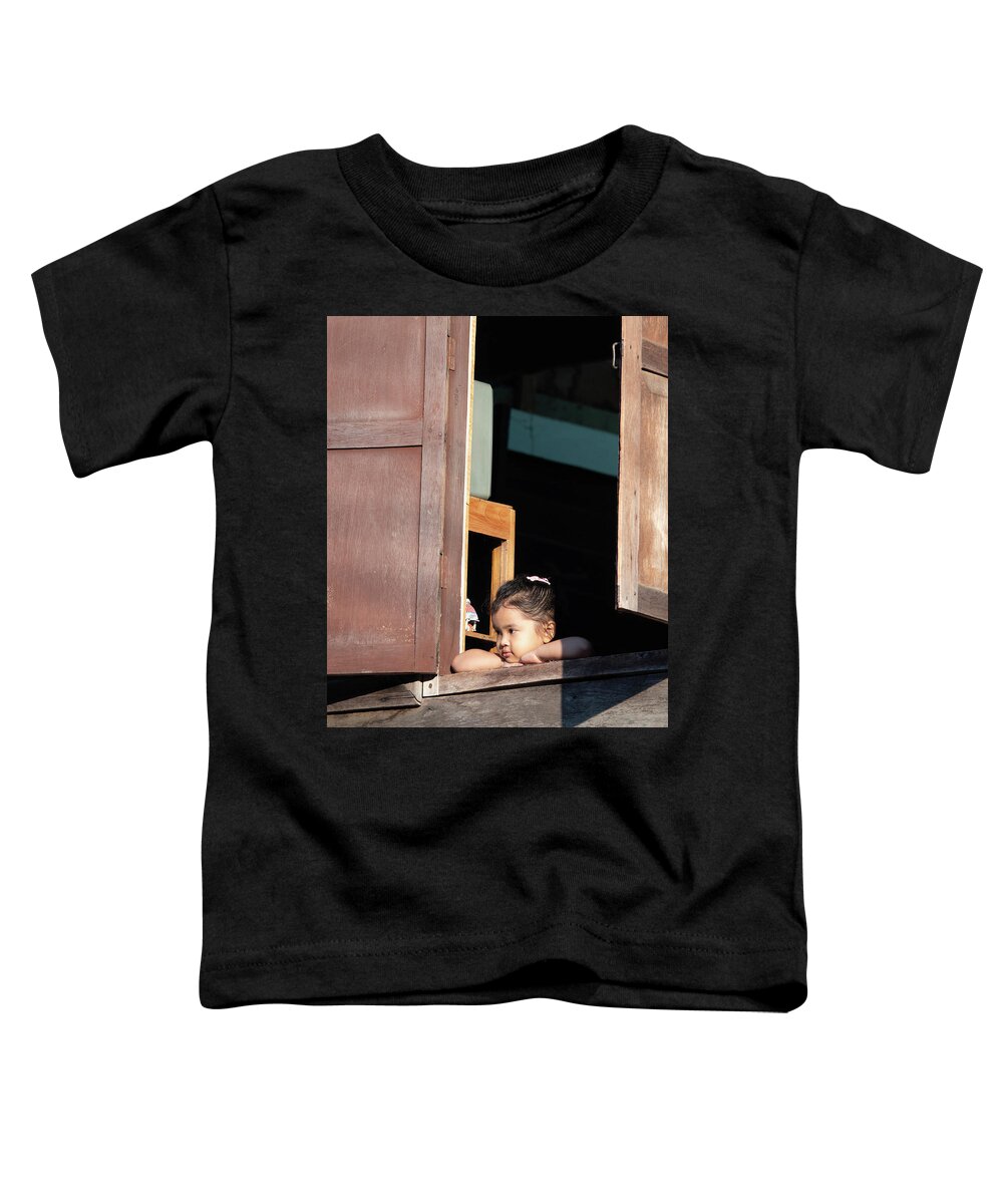 Girl Toddler T-Shirt featuring the photograph Que sera sera by Jeremy Holton