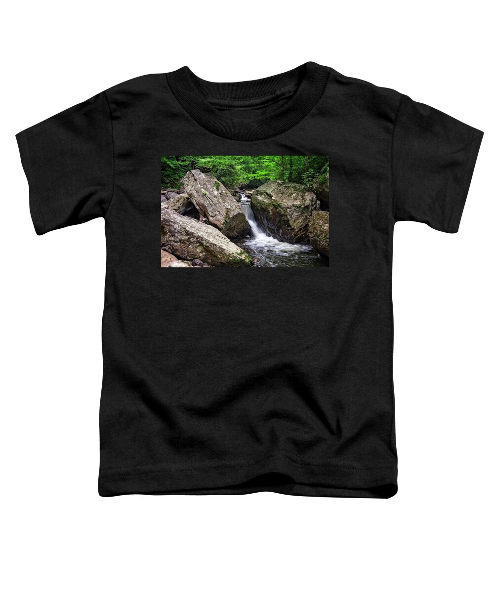 Water Toddler T-Shirt featuring the photograph Restricted Flow by Alan Raasch