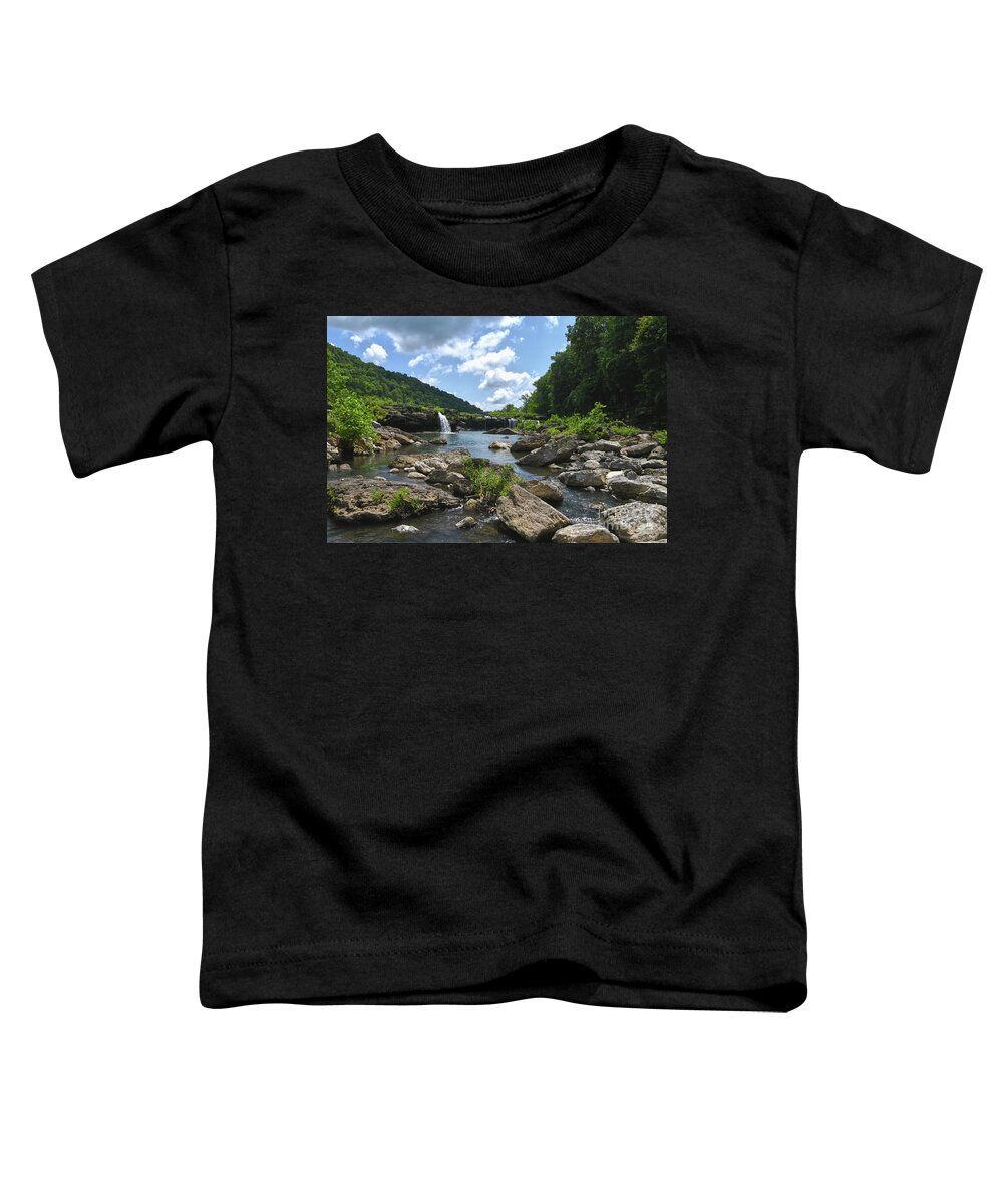 Waterfalls Toddler T-Shirt featuring the photograph Rock Island State Park 7 by Phil Perkins