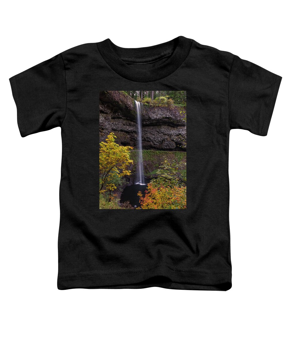 Silver Falls Toddler T-Shirt featuring the photograph Silver Falls by Ulrich Burkhalter