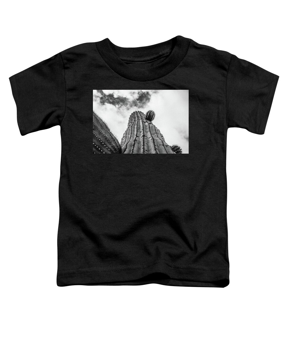 Cactus Toddler T-Shirt featuring the photograph Skyward by Melisa Elliott