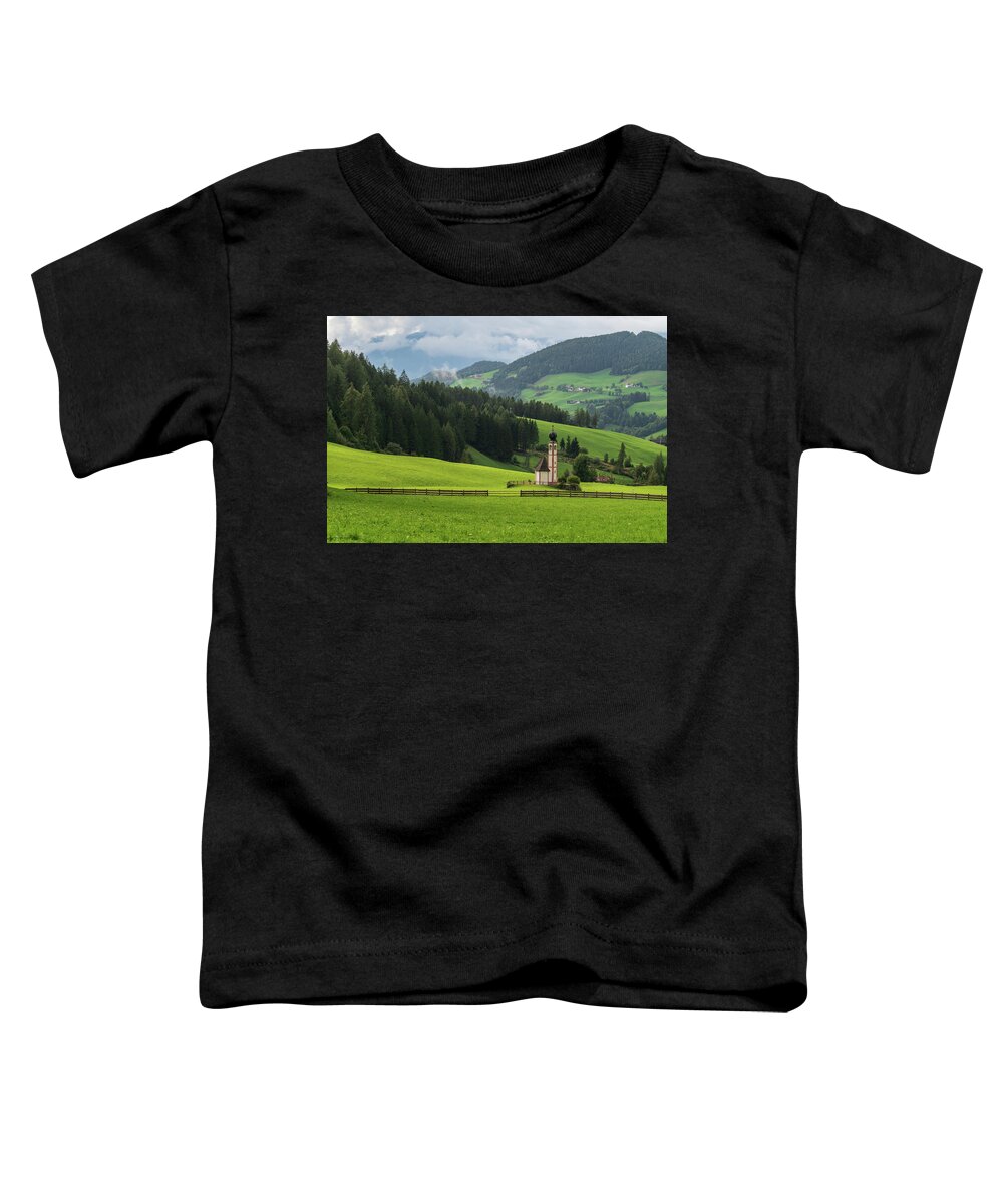 Church Toddler T-Shirt featuring the photograph St Johann from the east by James Billings
