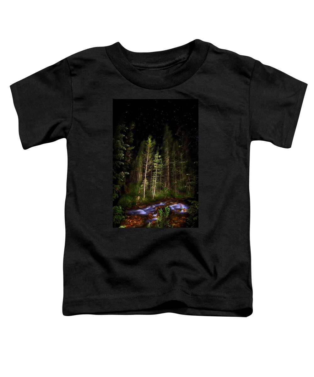Colorado Toddler T-Shirt featuring the photograph Starry Creek by Mark Andrew Thomas