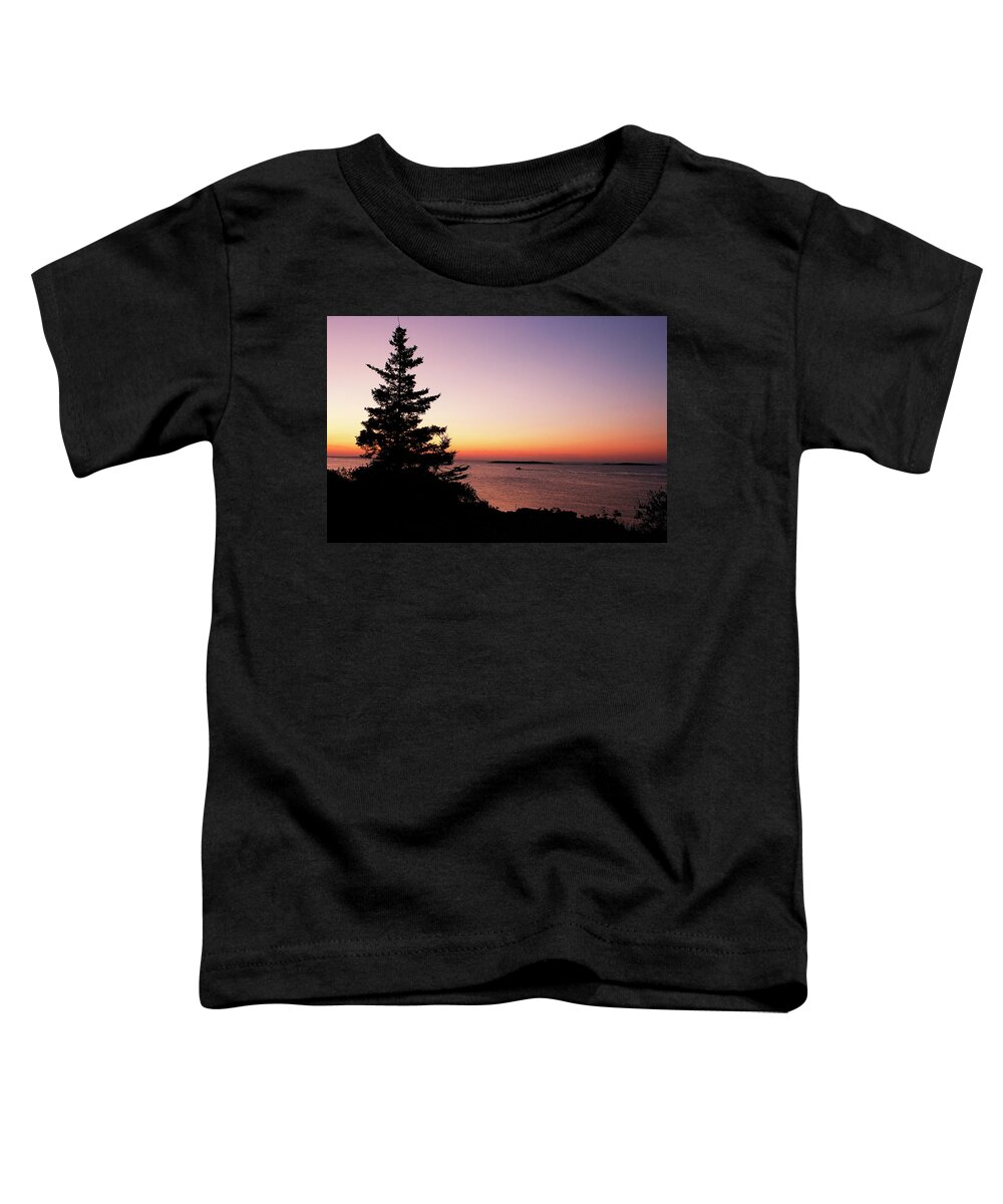 Sunrise In October Toddler T-Shirt featuring the photograph Sunrise in October by Cindi Ressler