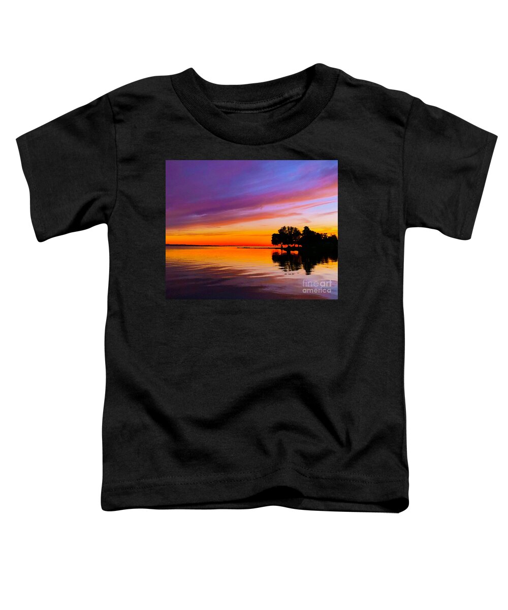Sunset Toddler T-Shirt featuring the photograph Sunset Palette by Stephanie Petter Garrett