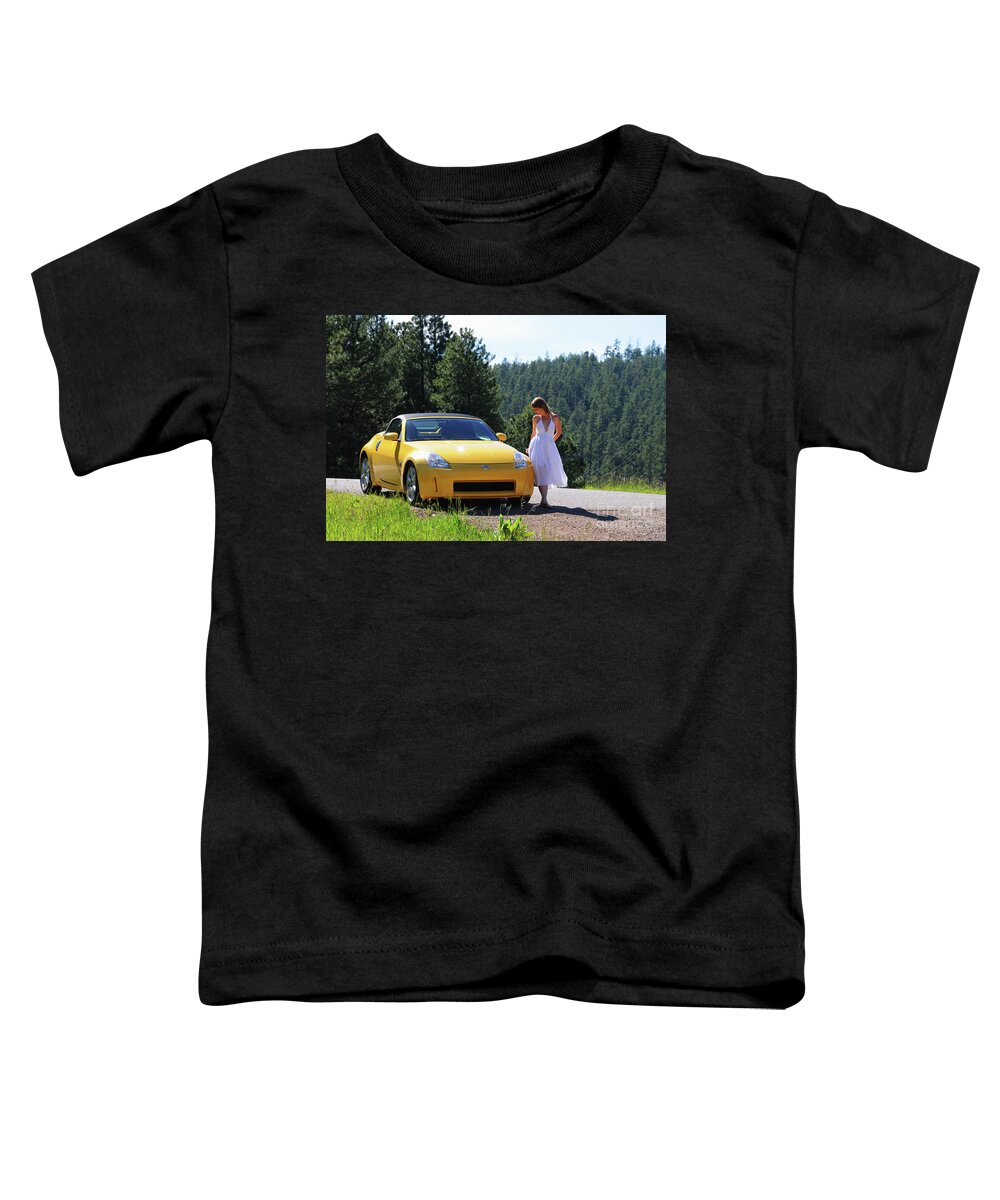 Girl Toddler T-Shirt featuring the photograph Take It For A Spin by Robert WK Clark