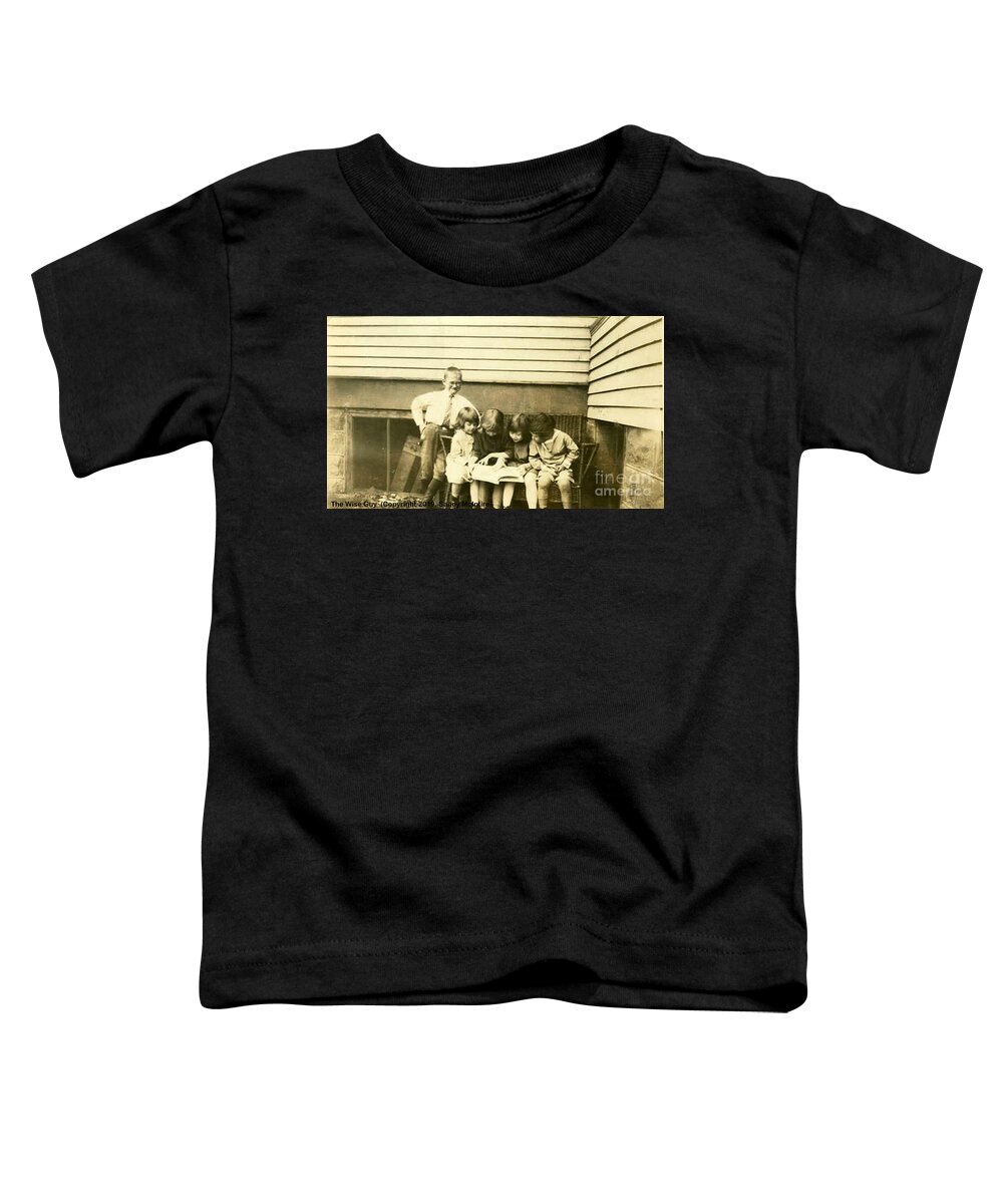 Wise Guy Toddler T-Shirt featuring the photograph The Wise Guy by Sandy McIntire