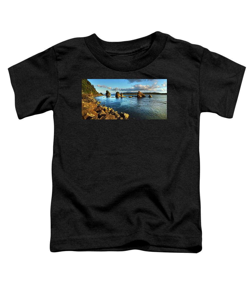 Oregon Toddler T-Shirt featuring the photograph Tillamook Bay Oregon, USA by TL Mair