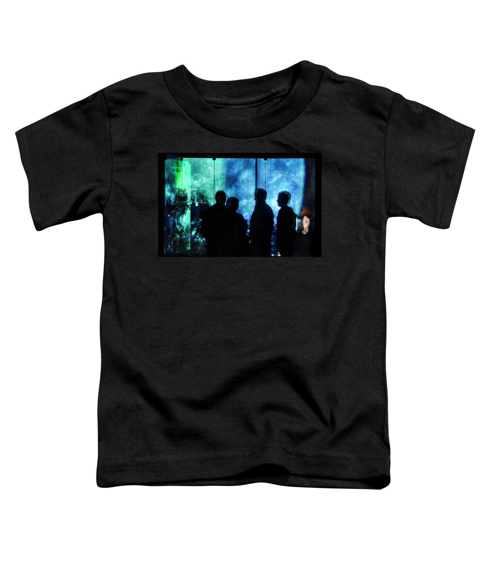 The Plot Toddler T-Shirt featuring the photograph A conspiracy in the blue by Micah Offman